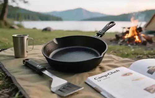 Camp Chef 12吋鑄鐵平底鍋